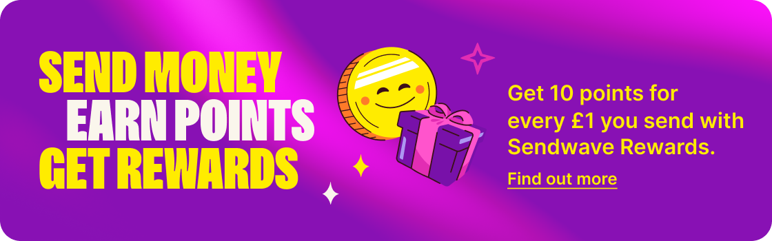 Send money. Earn points. Get rewards.