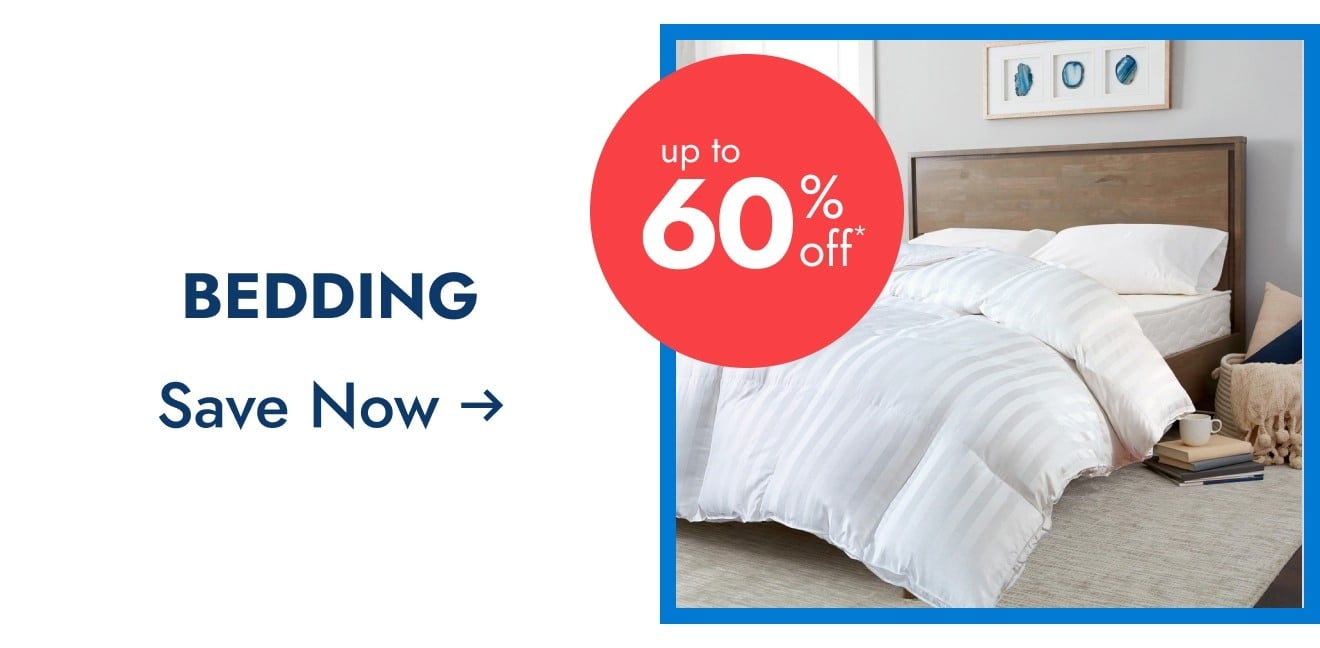 Bedding - Up to 60% Off