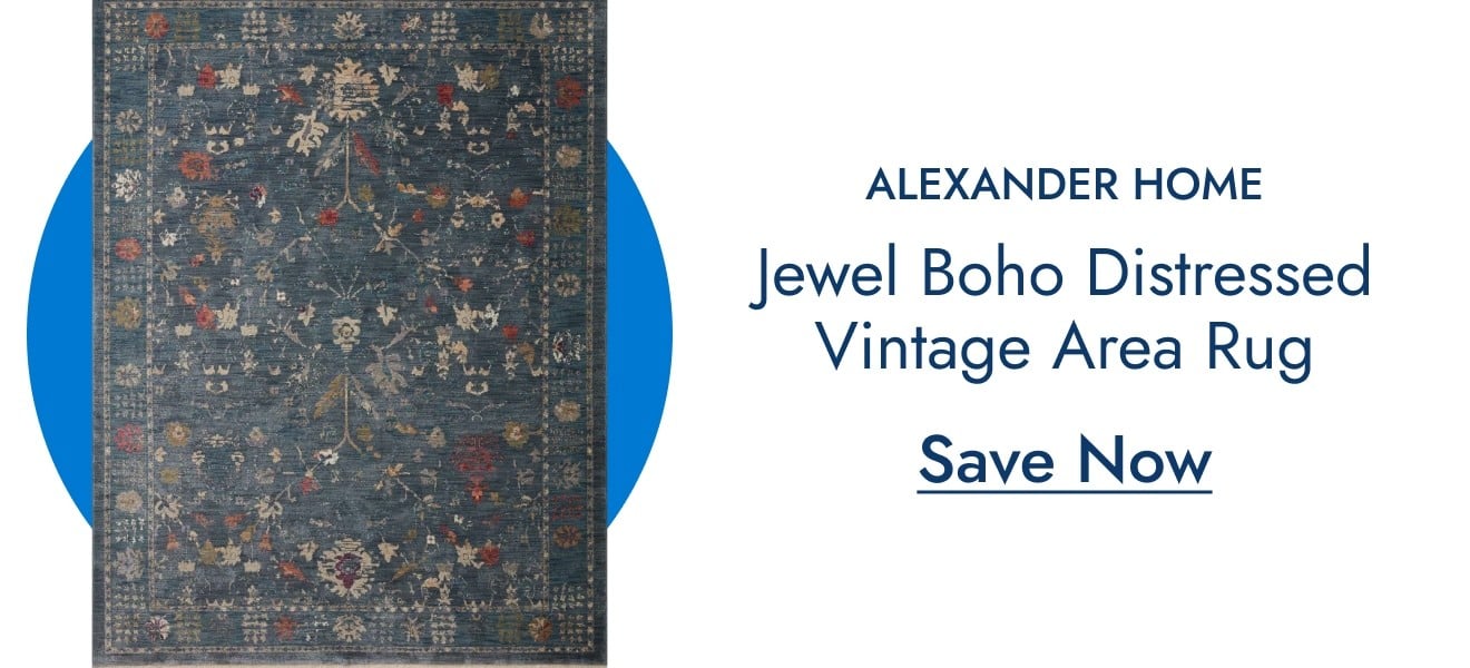 Alexander Home Jewel Boho Distressed Vintage Area Rug