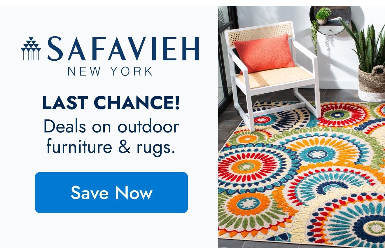 Safavieh: Last Chance! Outdoor Furniture & Rug Deals 