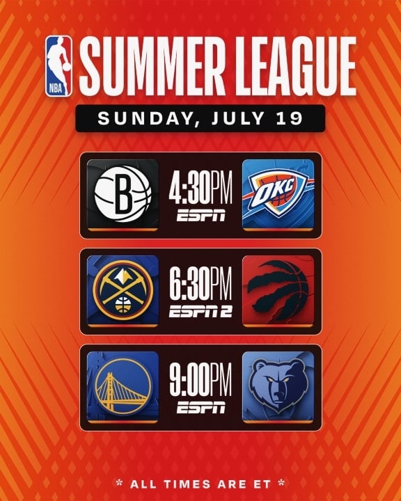 Sunday Schedule