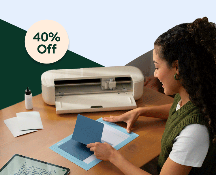 40% off paper & vinyl.