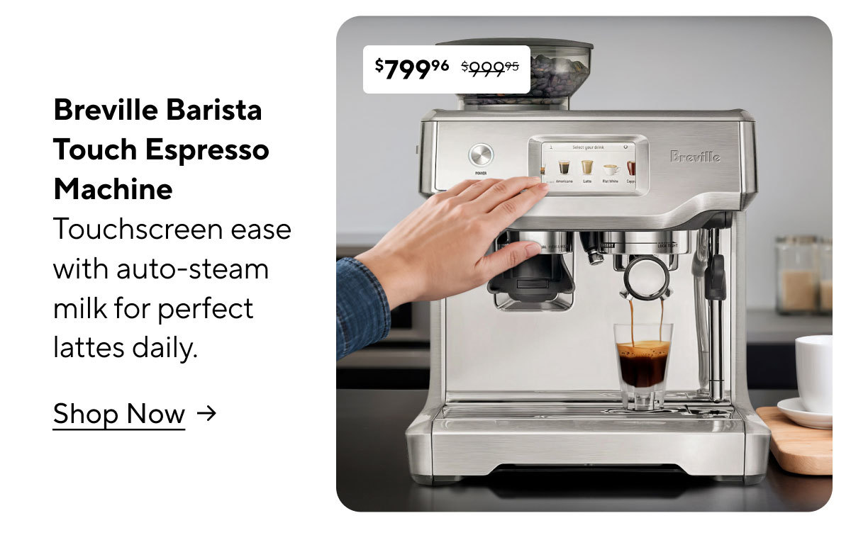 Breville Barista Touch Espresso Machine
