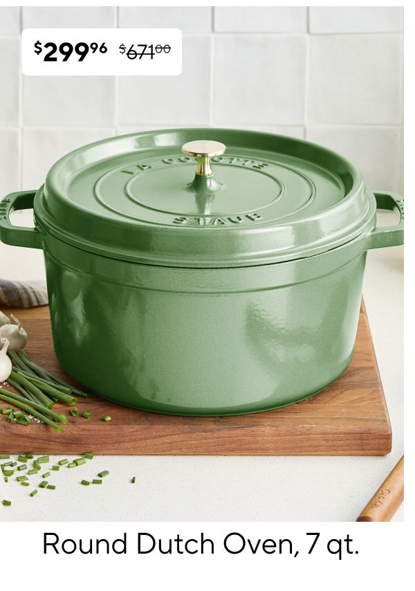 Staub Round Dutch Oven, 7 qt.
