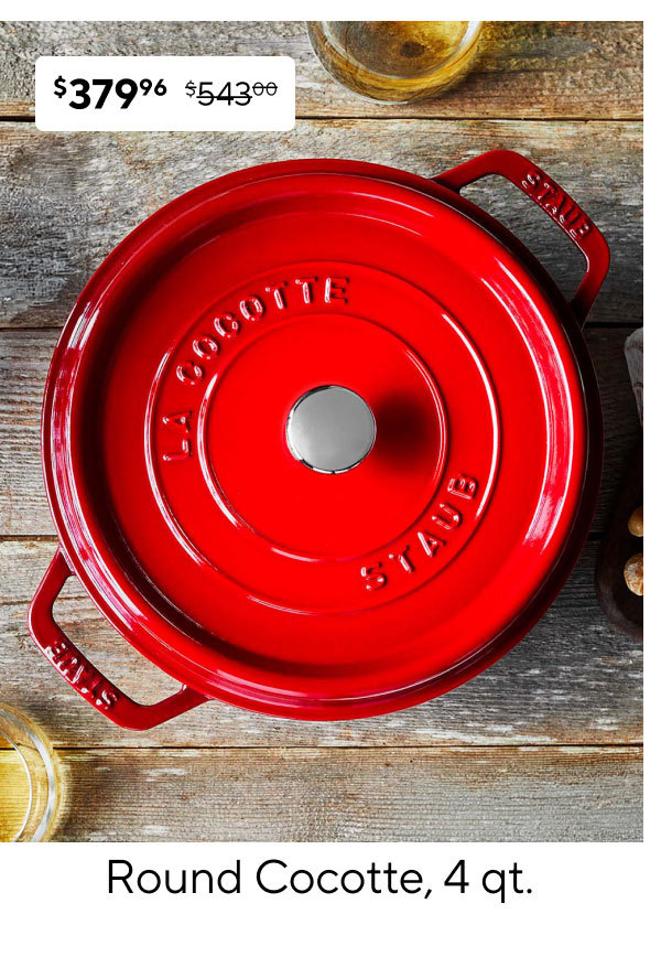 Staub Round Cocotte, 4 qt.