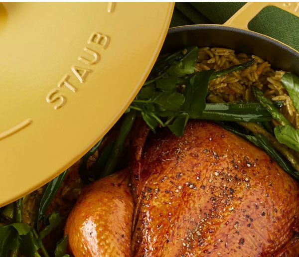 Spring Chicken And Orzo Pot Roast