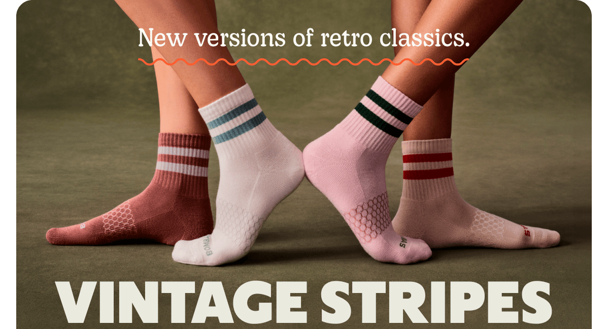 New versions of retro classics. VINTAGE STRIPES
