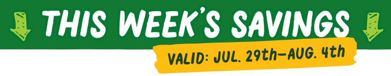 This Week's Savings