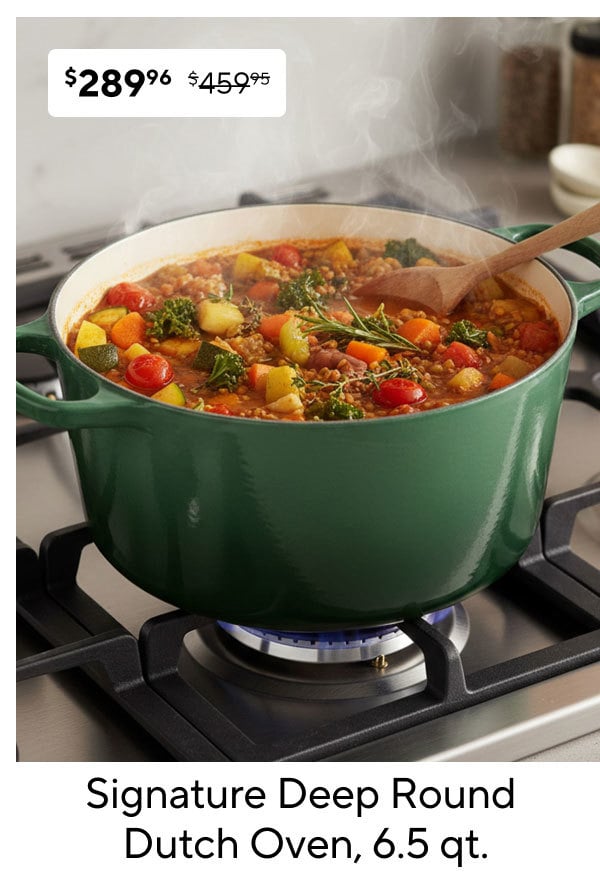 Le Creuset Signature Deep Round Dutch Oven, 6.5 qt.