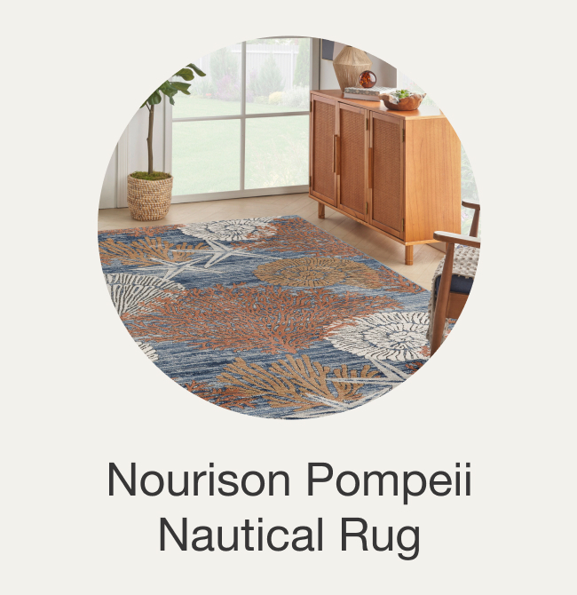 Nourison Pompeii Contemporary Nautical Area Rug