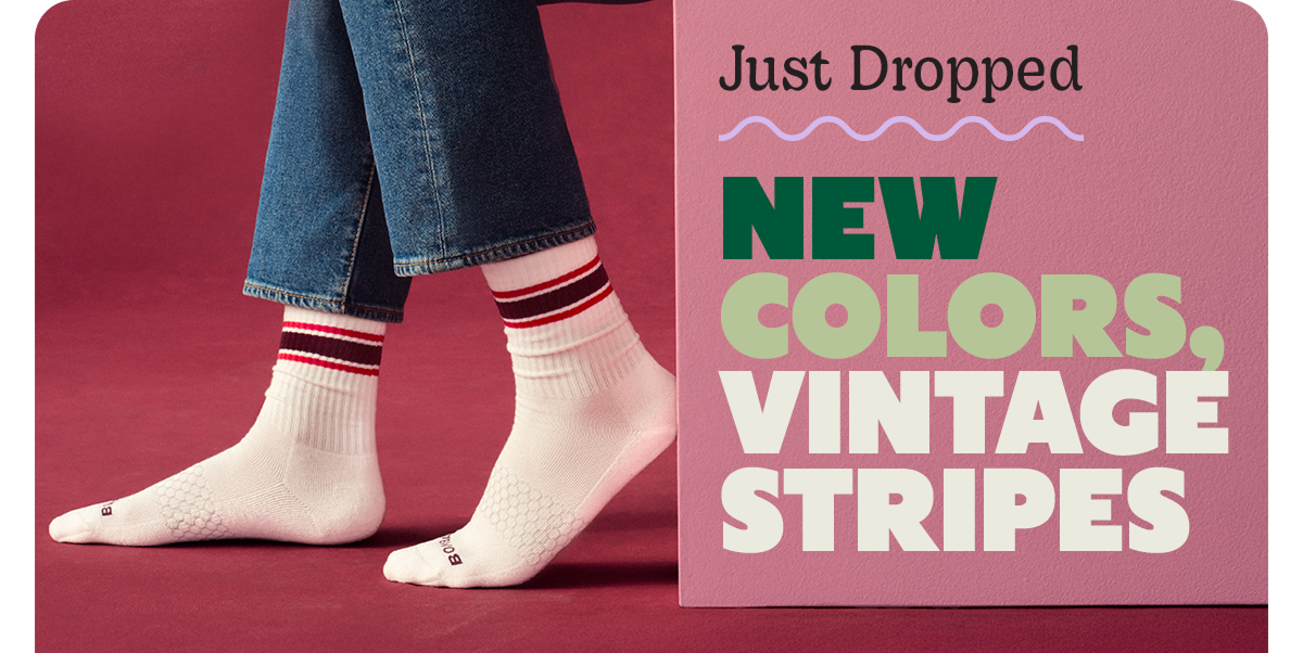 Just Dropped. NEW COLORS, VINTAGE STRIPES