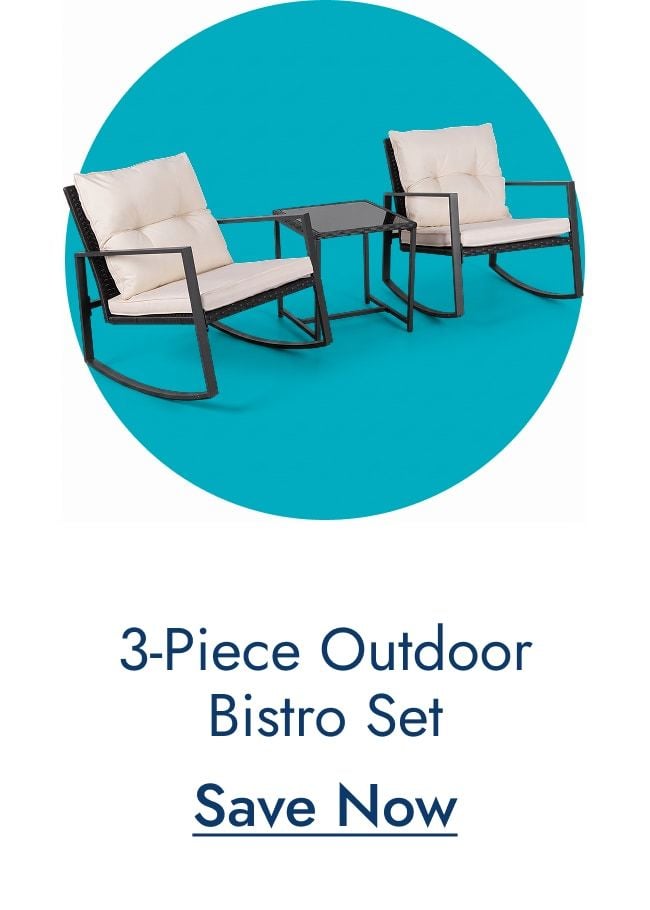 3 Piece Outdoor Bistro Set
