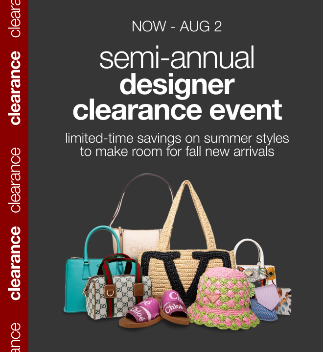 Shop the Semi Annual Designer Clearance