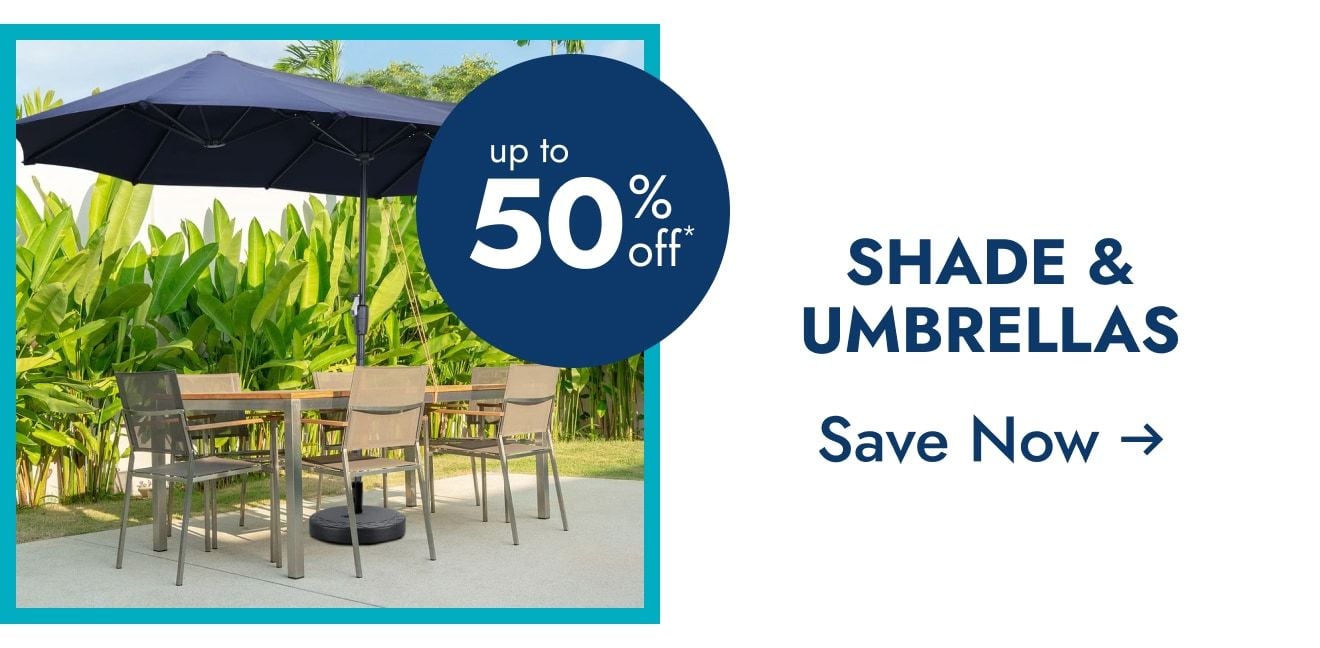 Shade & Umbrellas - Up to 50% off