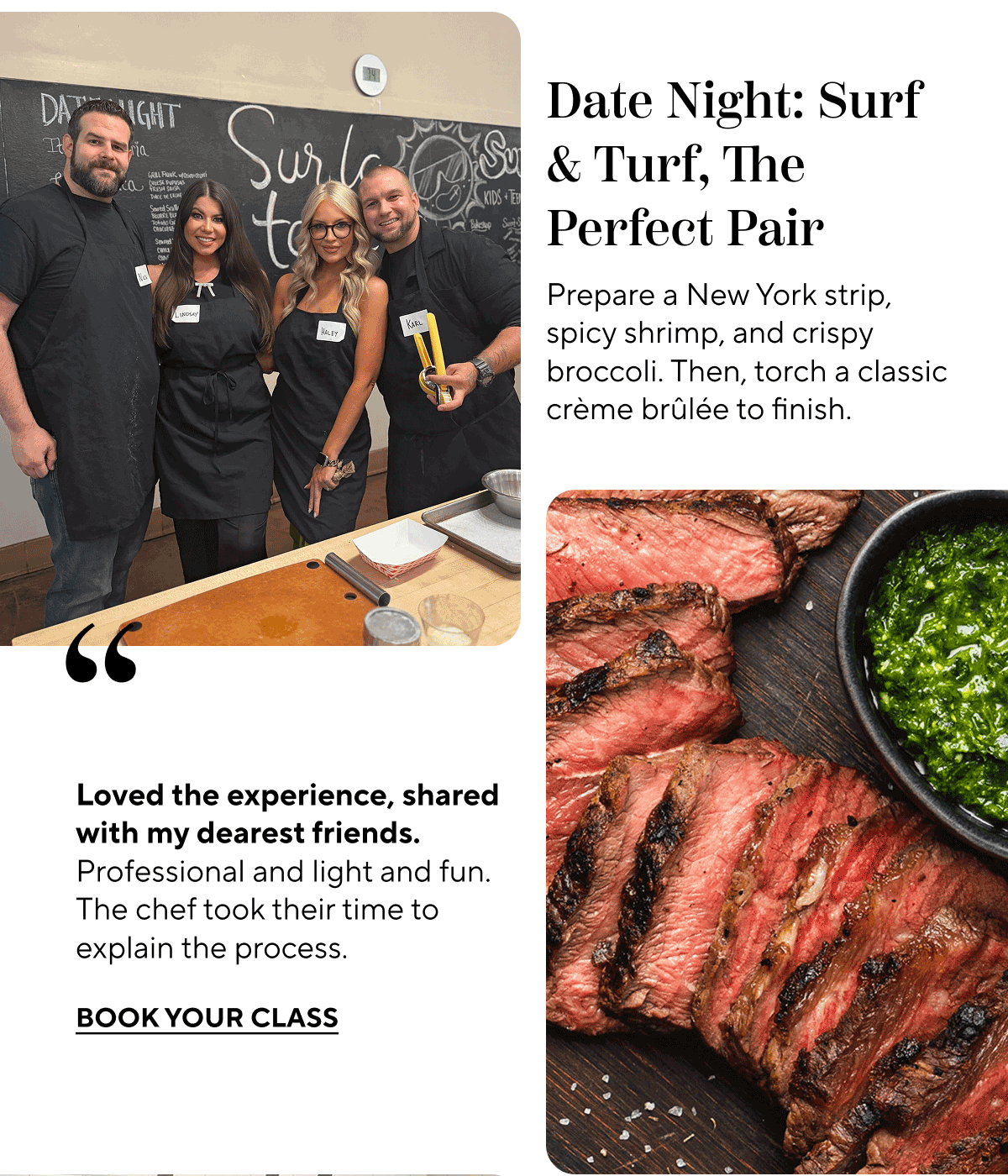 Date Night: Surf & Turf, The Perfect Pair