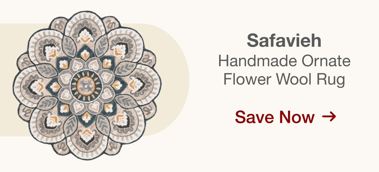 Shop the SAFAVIEH Handmade Novelty Sheyla Ornate Flower Wool Rug