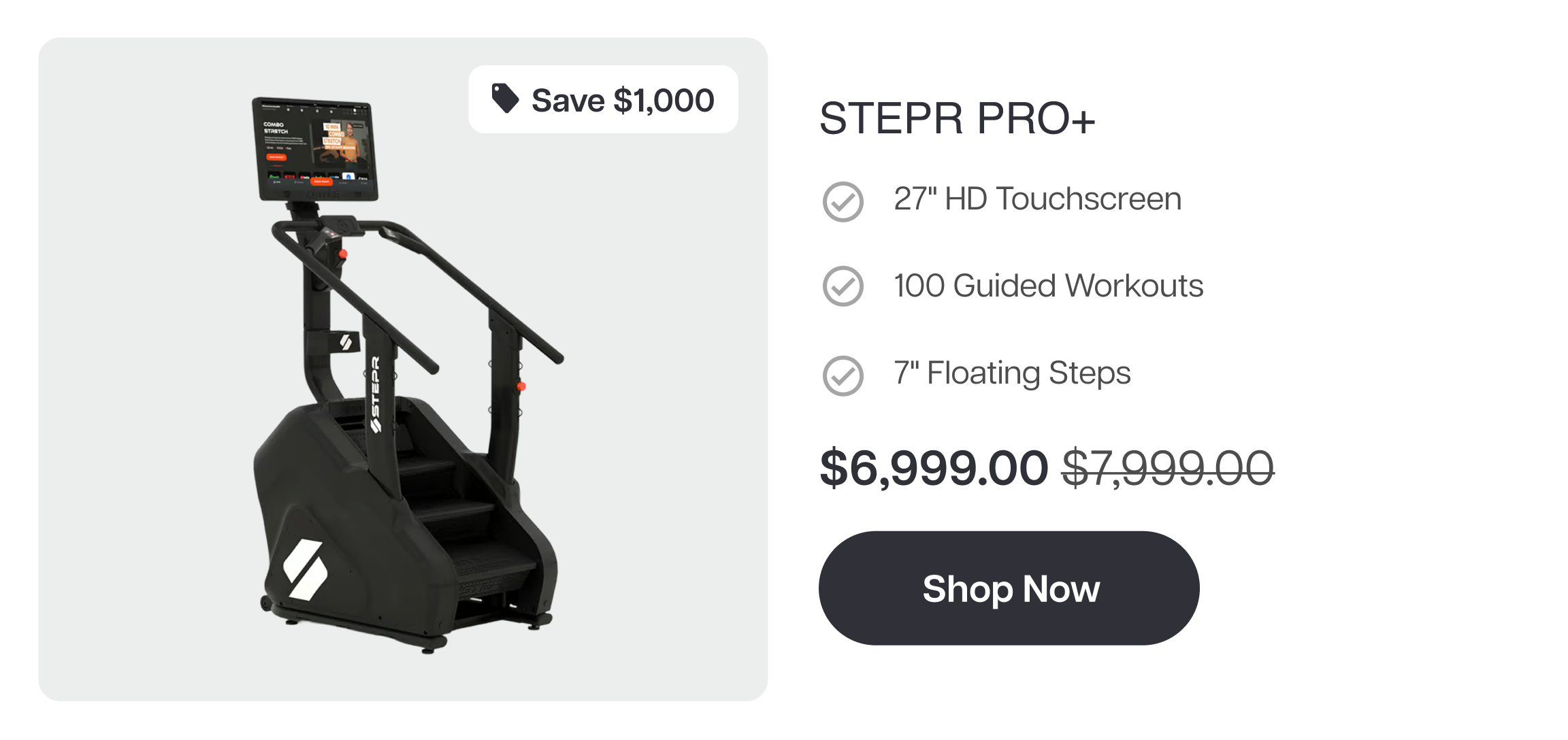 STEPR PRO+ Save $1,000 27