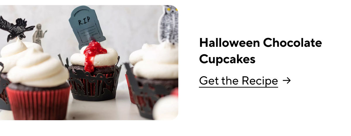 Halloween Chocolate Cupcakes