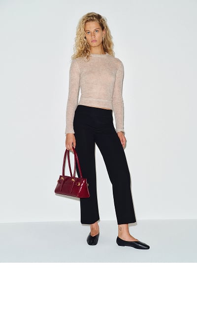 Palmer Cropped Knit Pant