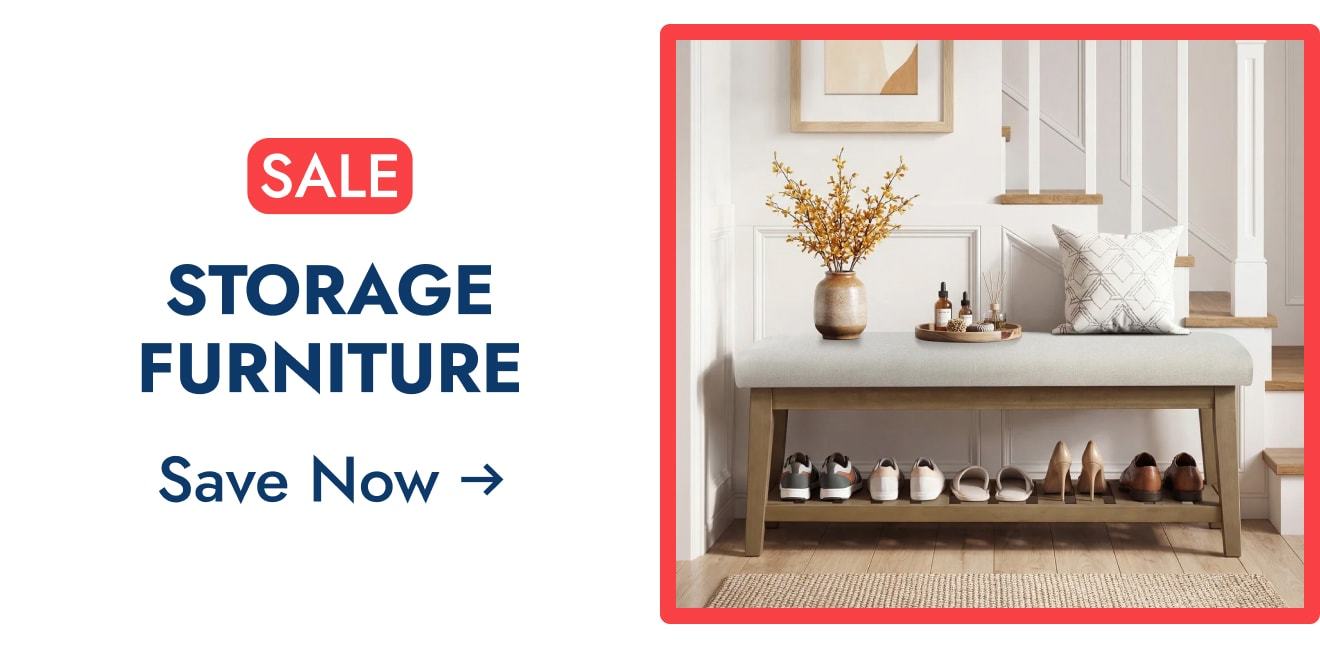 Save on Storage Furniture