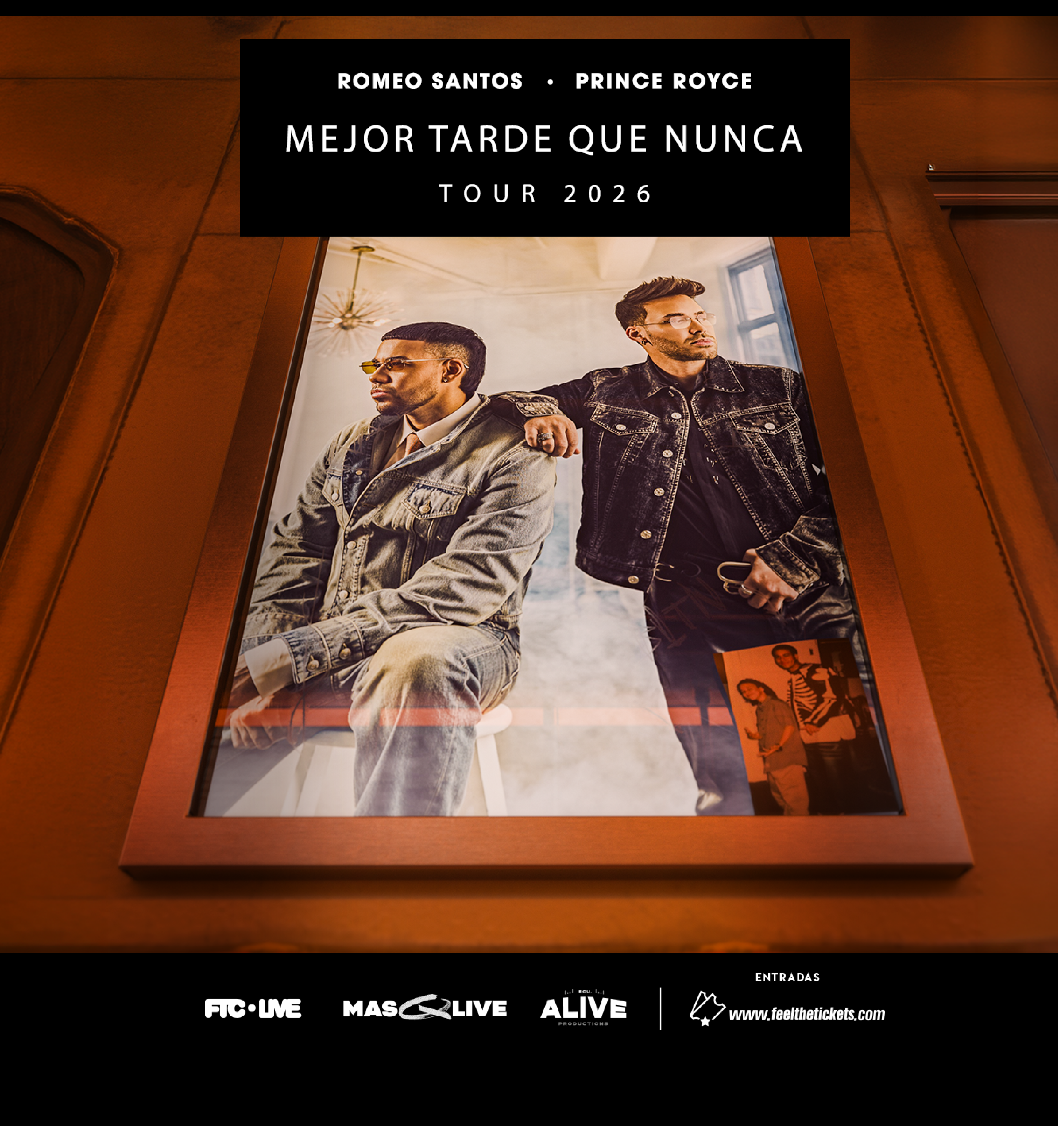 Romeo Santos y Prince Royce – Mejor Tarde Que Nunca Tour 2026