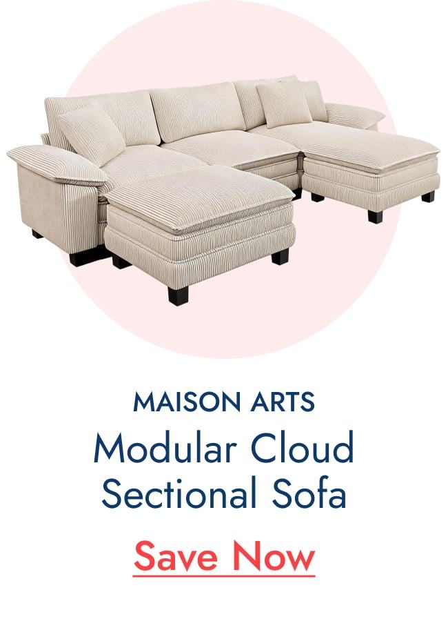 MAISON ARTS Modular Cloud Sectional Sofa