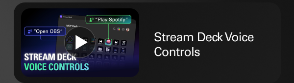 Stream Deck Voice Controls