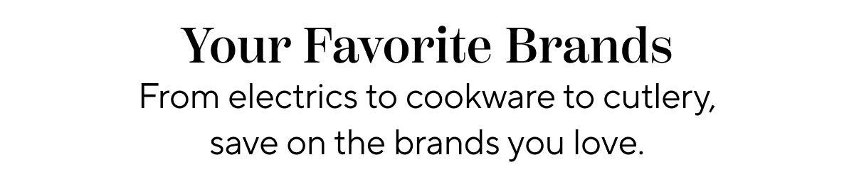 Your Favorite Brands