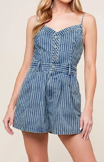 Keep it Stylish Denim Romper
