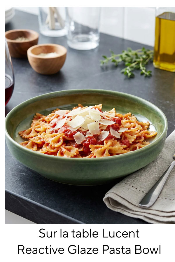 Sur la table Lucent Reactive Glaze Pasta Bowl
