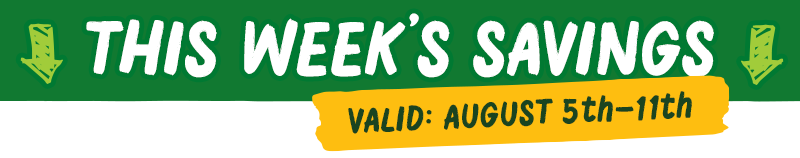 This Week's Savings