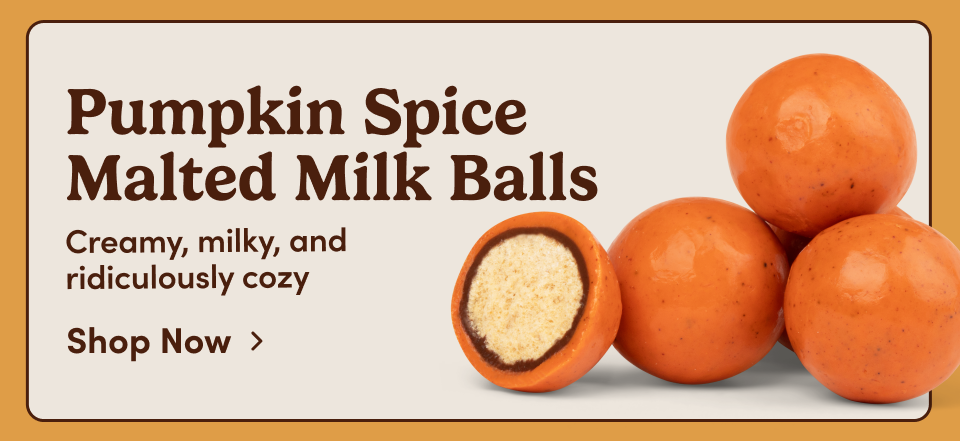 Pumpkin Spice Malted Milk Balls