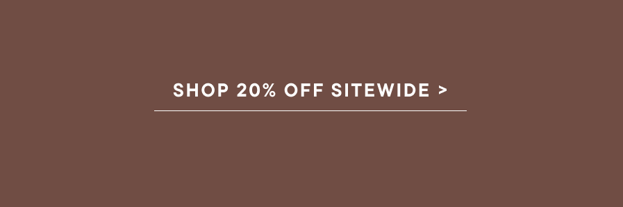 Flash Sale — 20% off sitewide