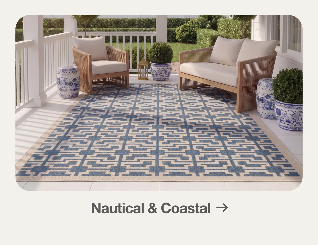 Save on Nautical and Coastal Rugs