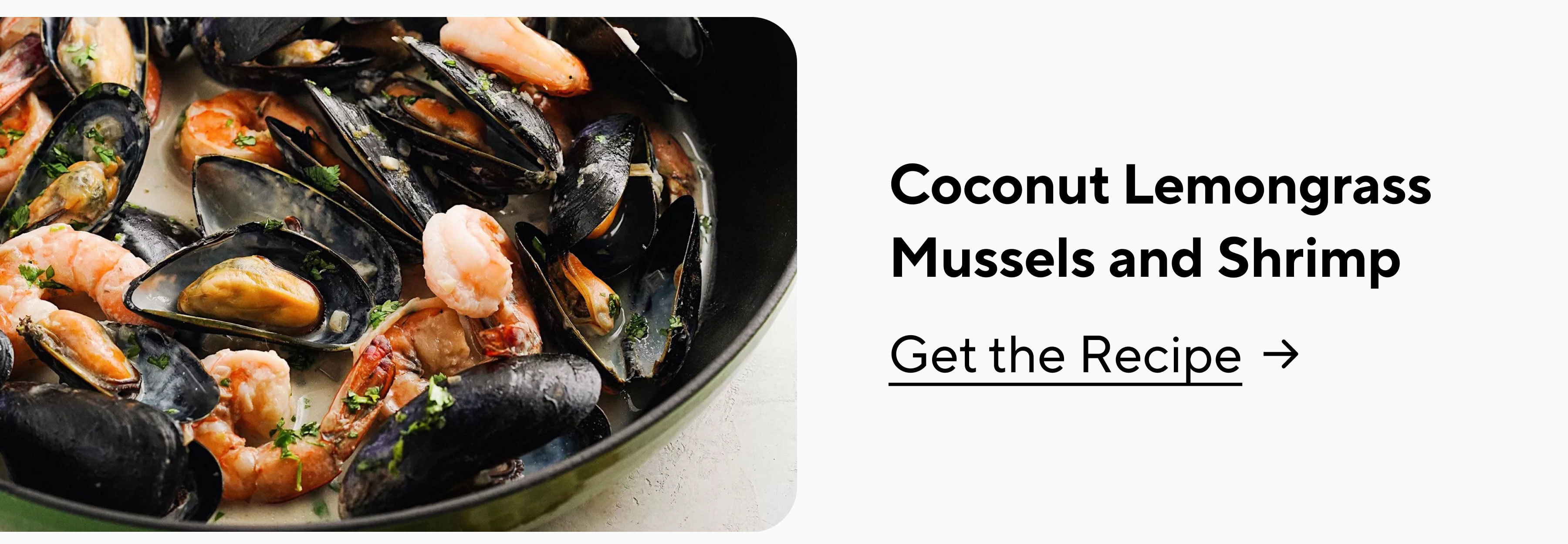 Coconut Lemongrass Mussels and Shrimp
