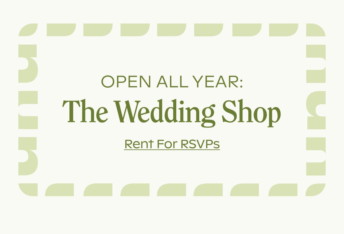 Rent for Weddings.
