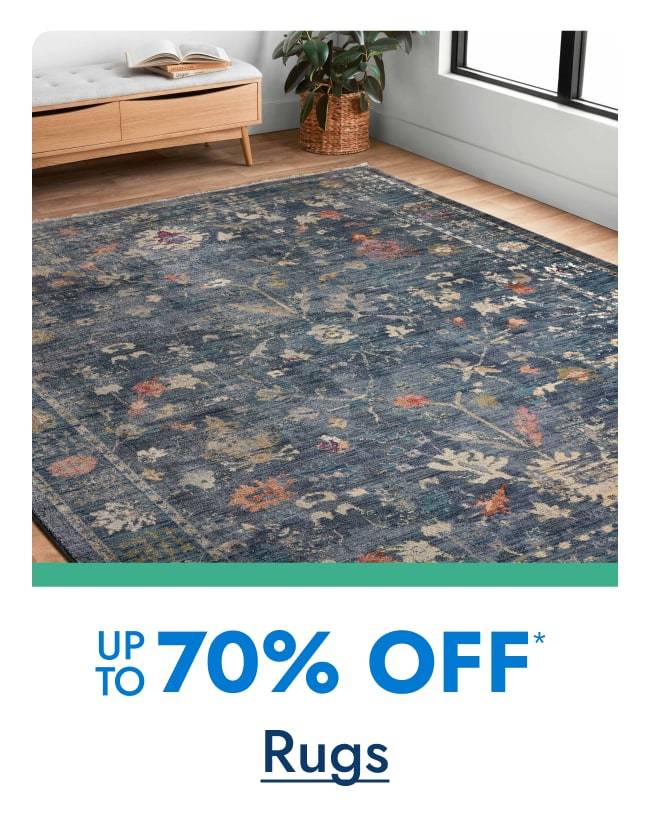 Up to 70% off Rugs