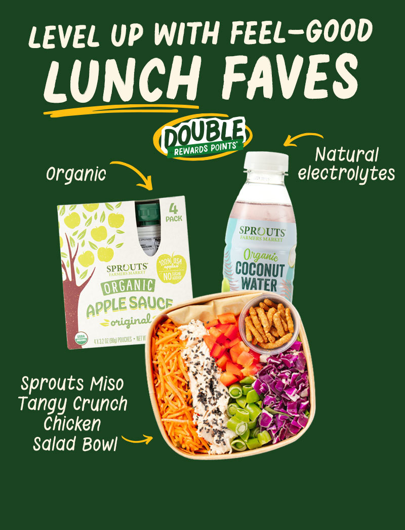 Level-up with feel-good lunch faves