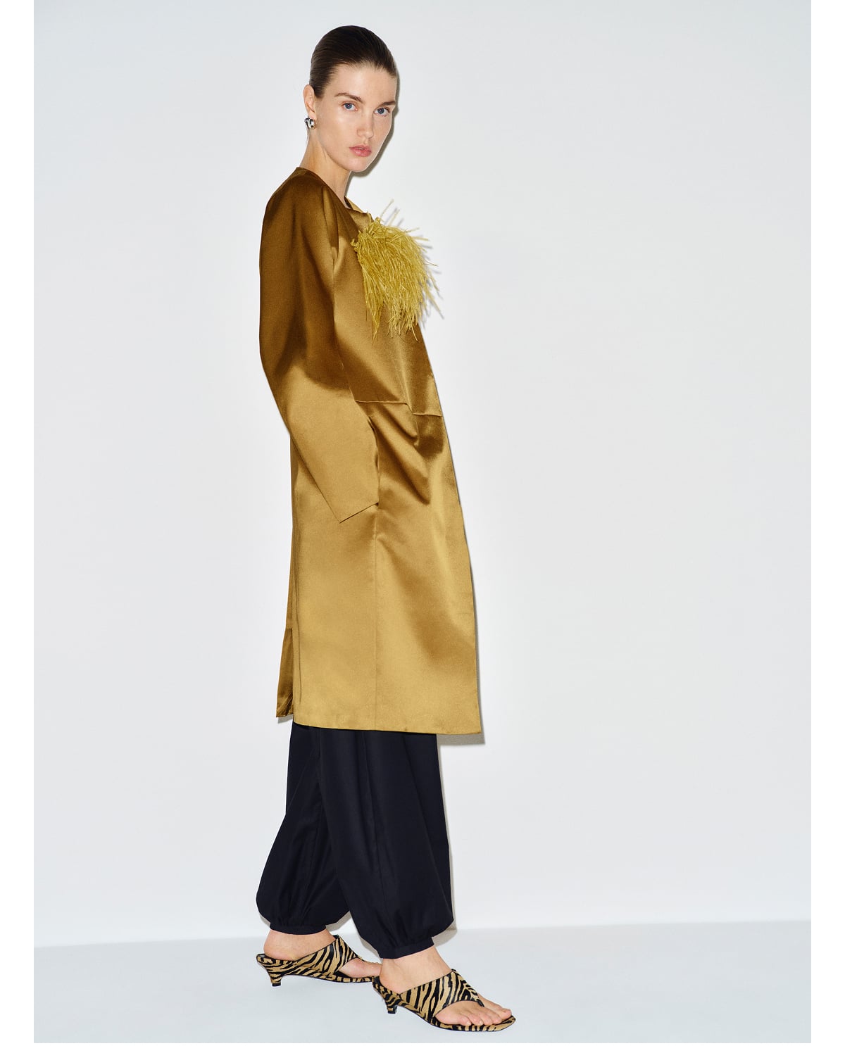 Stella Satin Coat