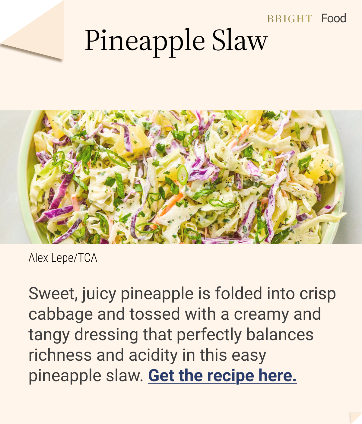 Today's Recipe