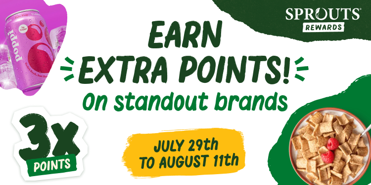 Earn Extra Poins On Standout Brands - 3x points