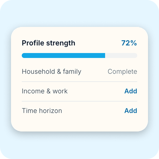 Financial Profile preview