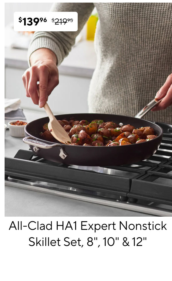 All-Clad HA1 Expert Nonstick Skillet Set