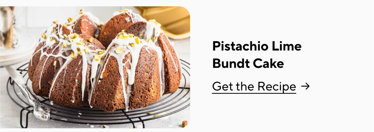 Pistachio Lime Bundt Cake