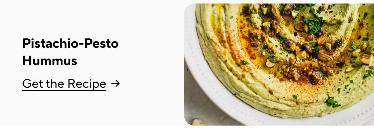 Pistachio-Pesto Hummus