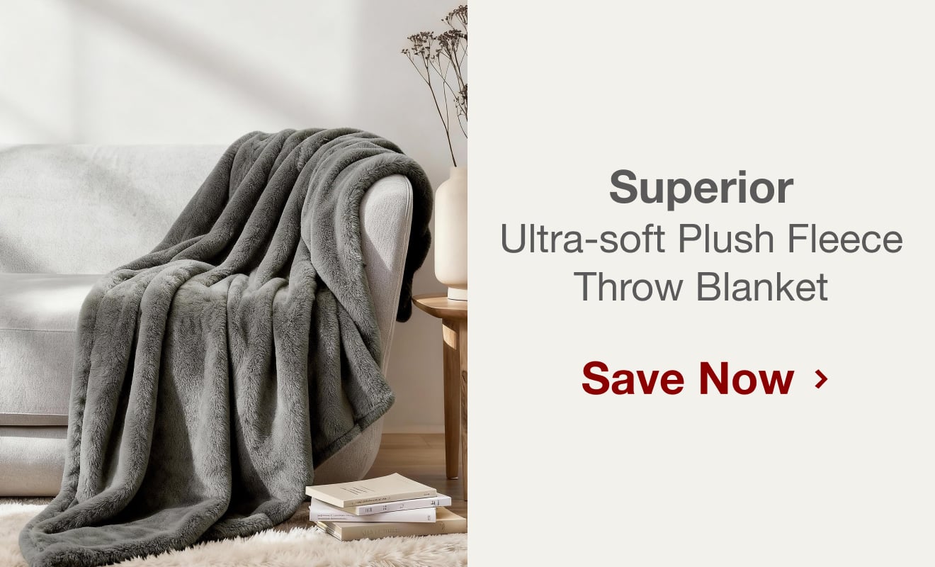 Superior Ultra‑Soft Plush Fleece Blanket