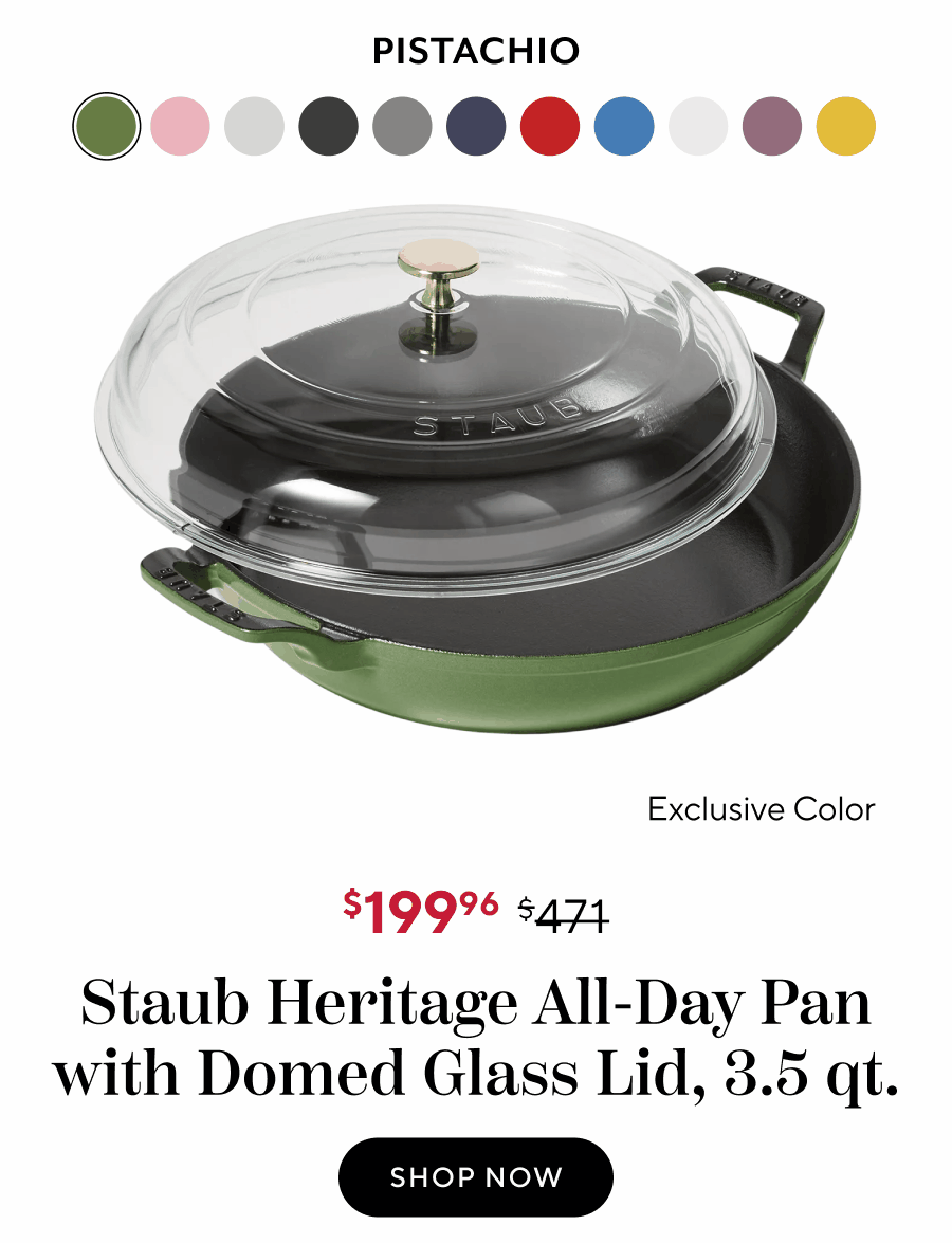 Staub Heritage All-Day Pan With Domed Glass Lid