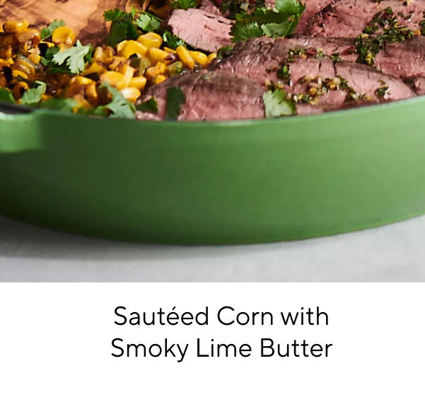 Sautee Corn With Smoky Lime Butter