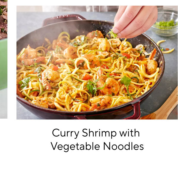 Curry Shrimp With Vegetables Noodles