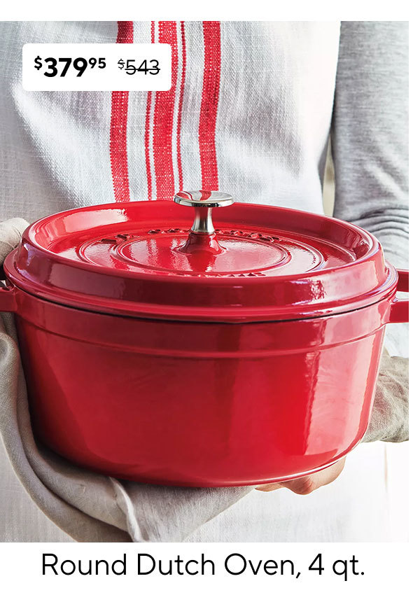 Staub Round Dutch Oven, 4 qt.